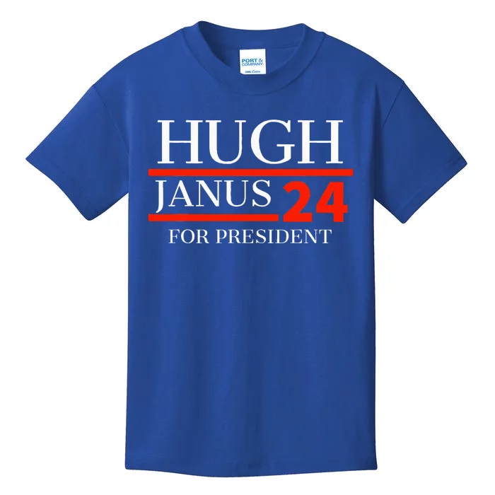 Hugh Janus 24 For President 2024 Election Kids T-Shirt