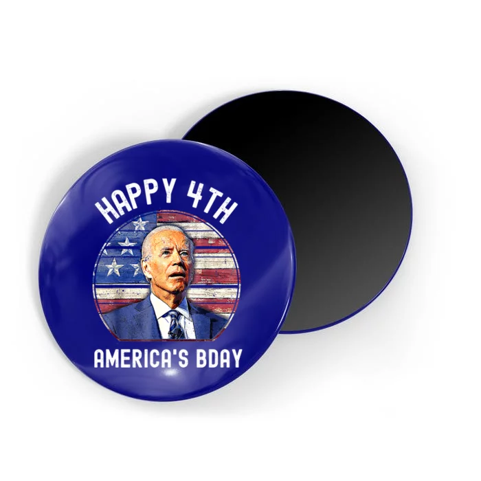 Happy July 4th America's Birthday Funny Anti Joe Biden Gift Magnet