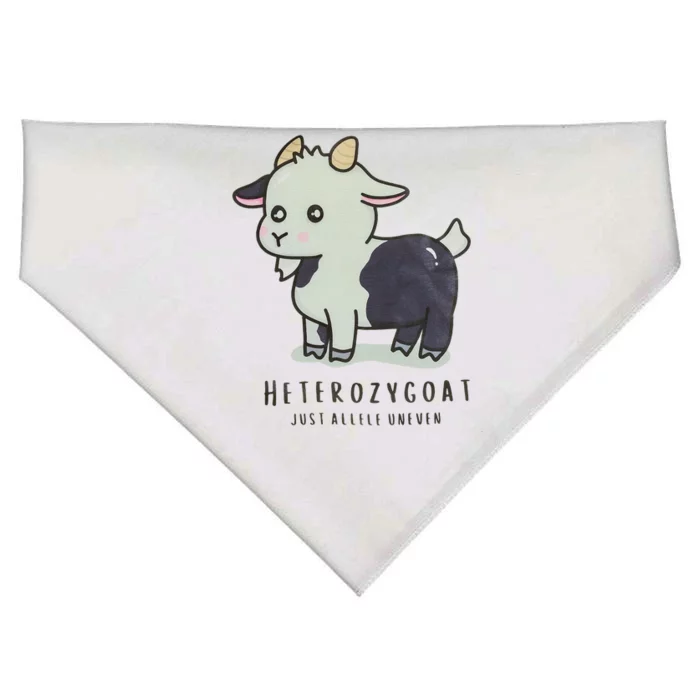 Heterozygoats Just Allele Uneven Funny Genetics USA-Made Doggie Bandana