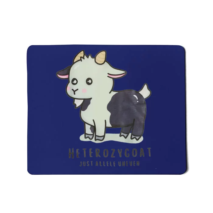 Heterozygoat Just Allele Uneven Funny Heterozygous STEM Pun Mousepad