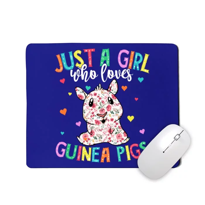 Hippie Just A Girl Who Loves Guinea Pigs Vintage Gift Mousepad