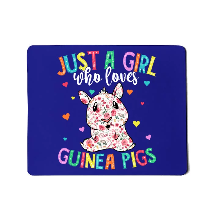 Hippie Just A Girl Who Loves Guinea Pigs Vintage Gift Mousepad