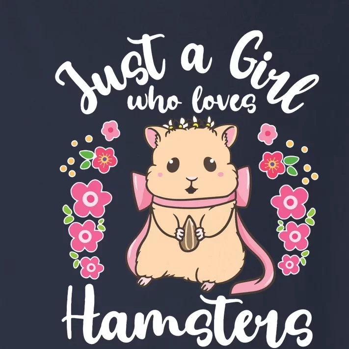 Hamster Just A Girl Who Loves Hamsters Toddler Long Sleeve Shirt