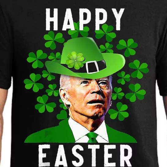 happy Joe Biden Easter Confused St Patricks Day Pajama Set