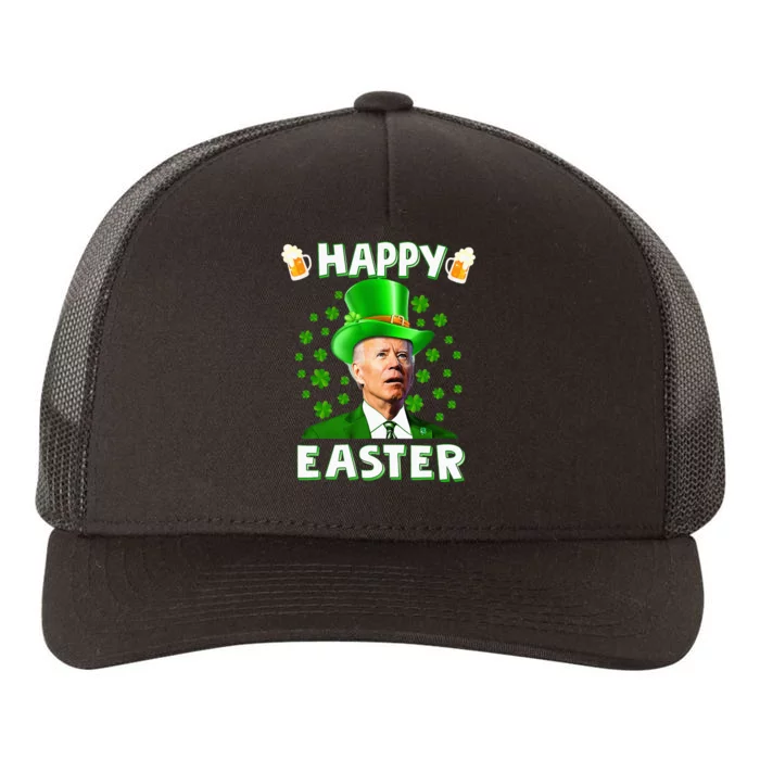 happy Joe Biden Easter Confused St Patricks Day Yupoong Adult 5-Panel Trucker Hat