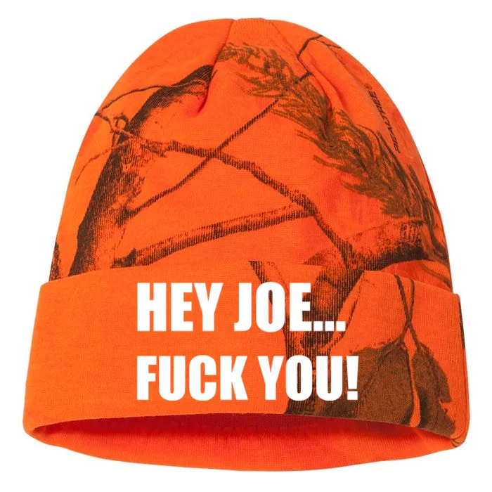 Hey Joe Biden Fuck You! Kati - 12in Camo Beanie