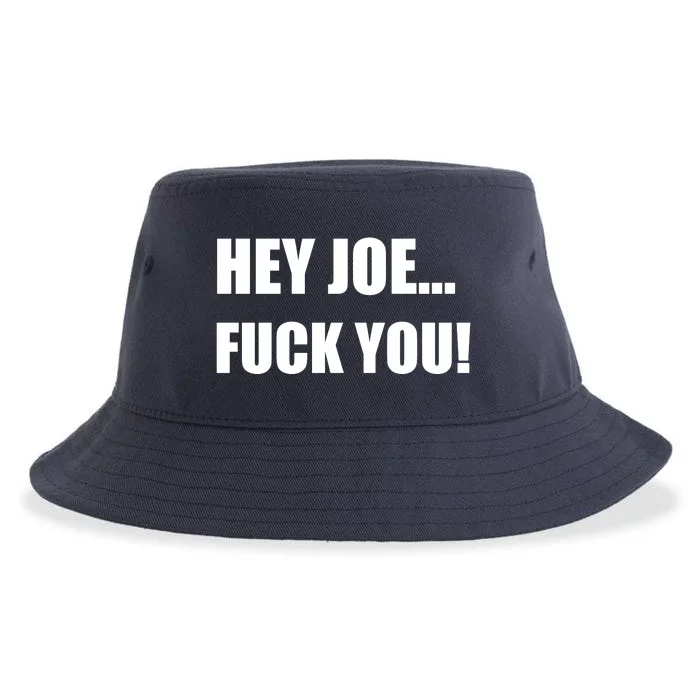 Hey Joe Biden Fuck You! Sustainable Bucket Hat