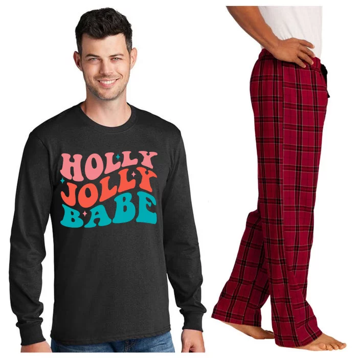 Holly Jolly Babe Long Sleeve Pajama Set