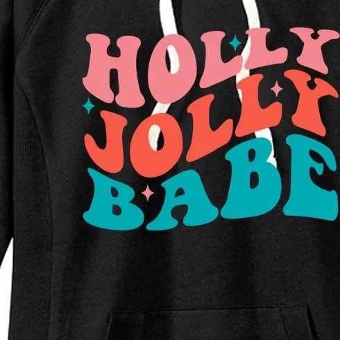 Holly Jolly Babe Women's Fleece Hoodie