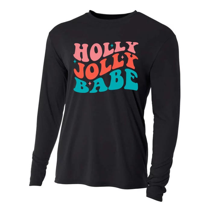 Holly Jolly Babe Cooling Performance Long Sleeve Crew