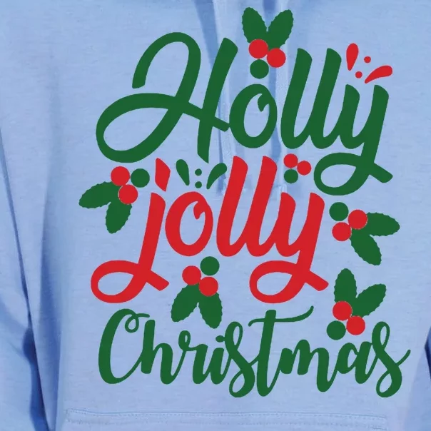 Holly Jolly Babe Festive Christmas Cheer Unisex Surf Hoodie