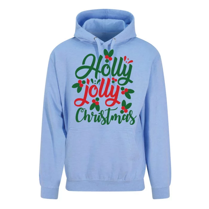 Holly Jolly Babe Festive Christmas Cheer Unisex Surf Hoodie