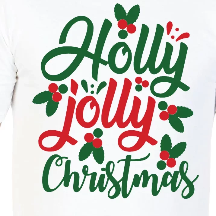 Holly Jolly Babe Festive Christmas Cheer Comfort Colors T-Shirt