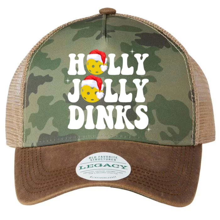 Holly Jolly Dinks Pickleball Christmas Legacy Tie Dye Trucker Hat