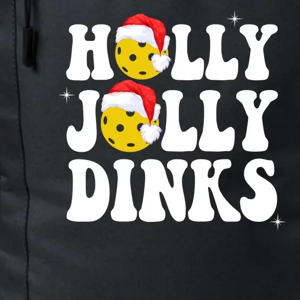 Holly Jolly Dinks Pickleball Christmas Daily Commute Backpack