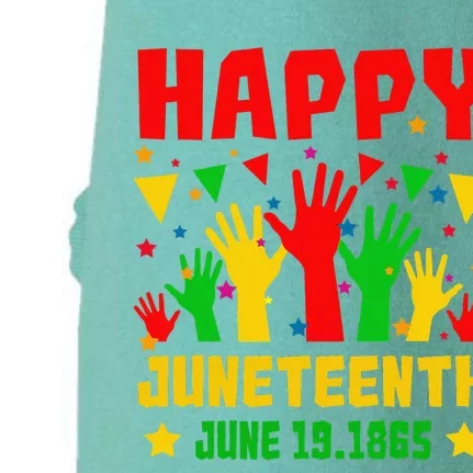 Happy Juneteenth Day Freedom Gift Doggie 3-End Fleece Hoodie