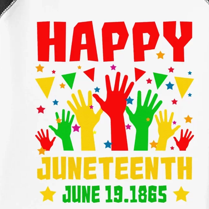 Happy Juneteenth Day Freedom Gift Infant Baby Jersey Bodysuit