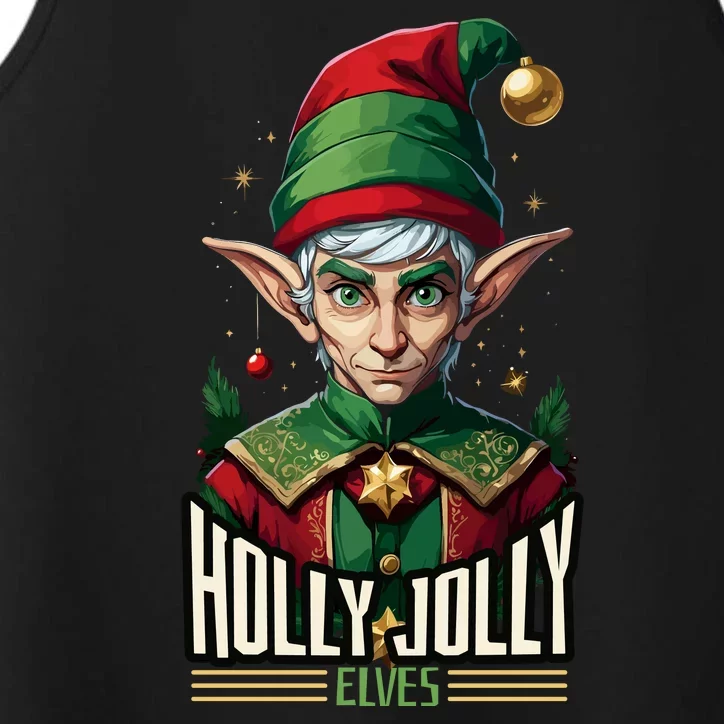 Holly Jolly Elves Performance Tank