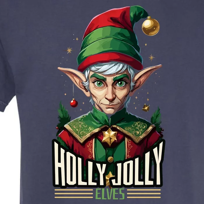 Holly Jolly Elves Garment-Dyed Heavyweight T-Shirt