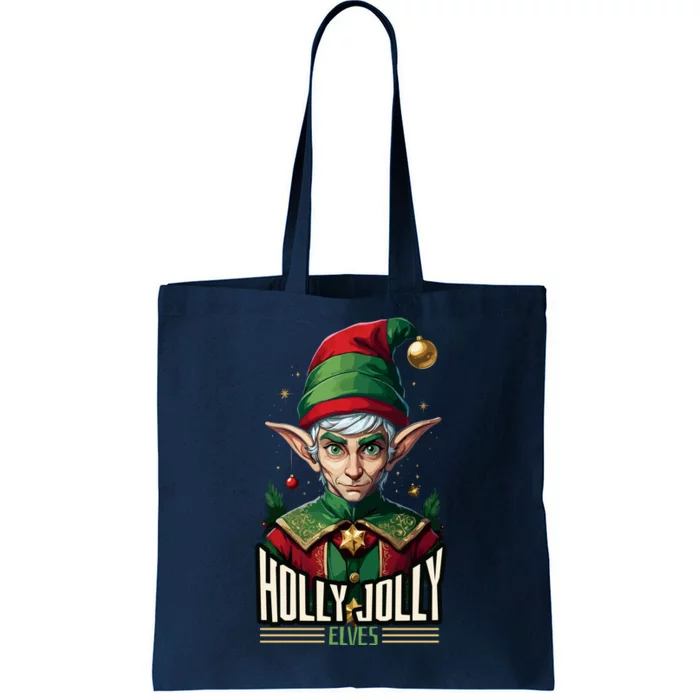 Holly Jolly Elves Tote Bag