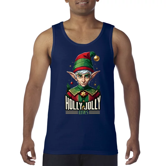 Holly Jolly Elves Tank Top