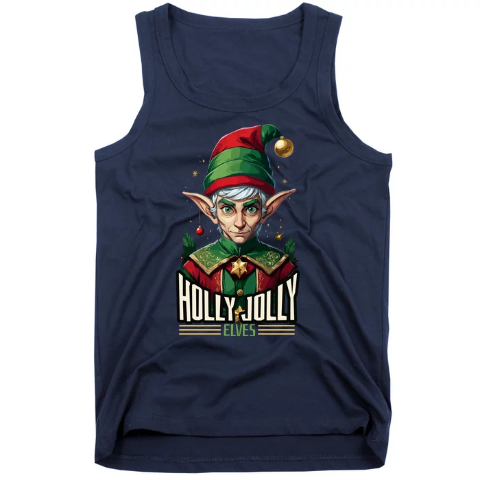 Holly Jolly Elves Tank Top