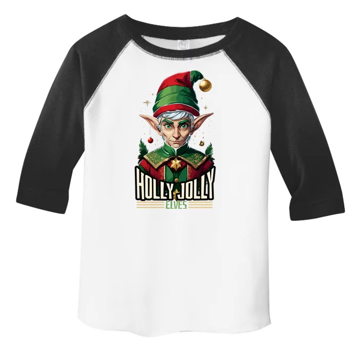 Holly Jolly Elves Toddler Fine Jersey T-Shirt