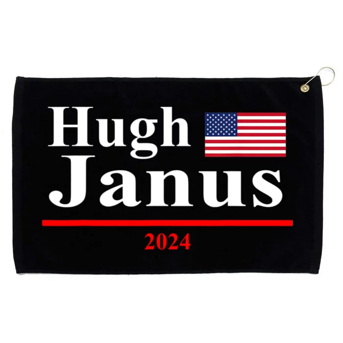 Hugh Janus Funny Presidential Election President 2024 Grommeted Golf Towel