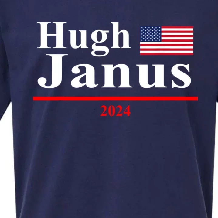 Hugh Janus Funny Presidential Election President 2024 Sueded Cloud Jersey T-Shirt