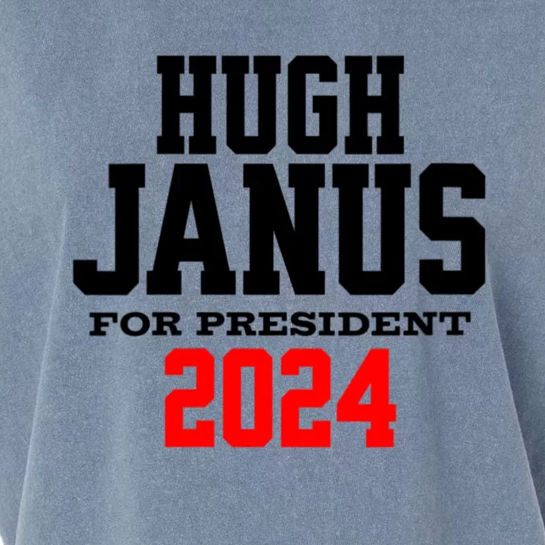 Hugh Janus Funny Presidential Election President 2024 Garment-Dyed Women's Muscle Tee