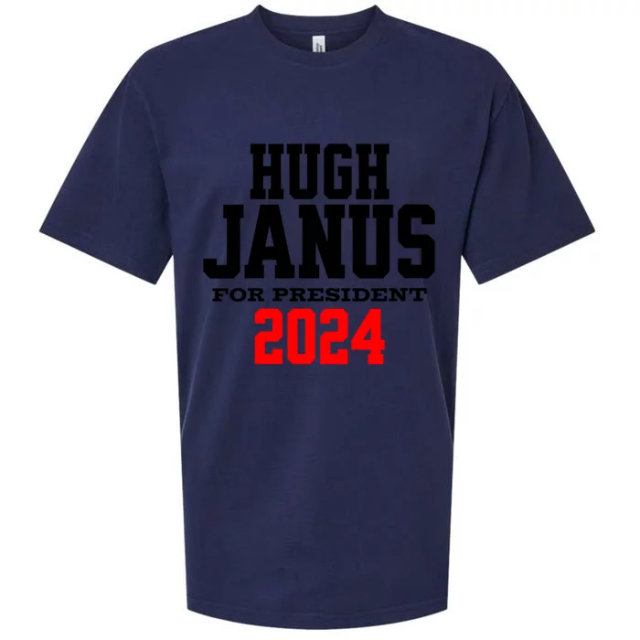 Hugh Janus Funny Presidential Election President 2024 Sueded Cloud Jersey T-Shirt