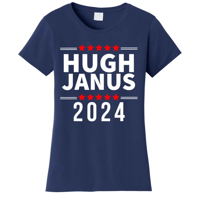 Hugh Janus Funny Presidential Election President 2024 Women's T-Shirt