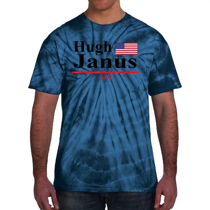 Hugh Janus Funny Presidential Election 2024 Parody Innuendo Tie-Dye T-Shirt