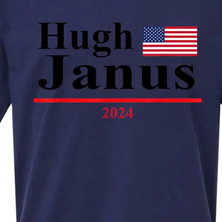 Hugh Janus Funny Presidential Election 2024 Parody Innuendo Sueded Cloud Jersey T-Shirt