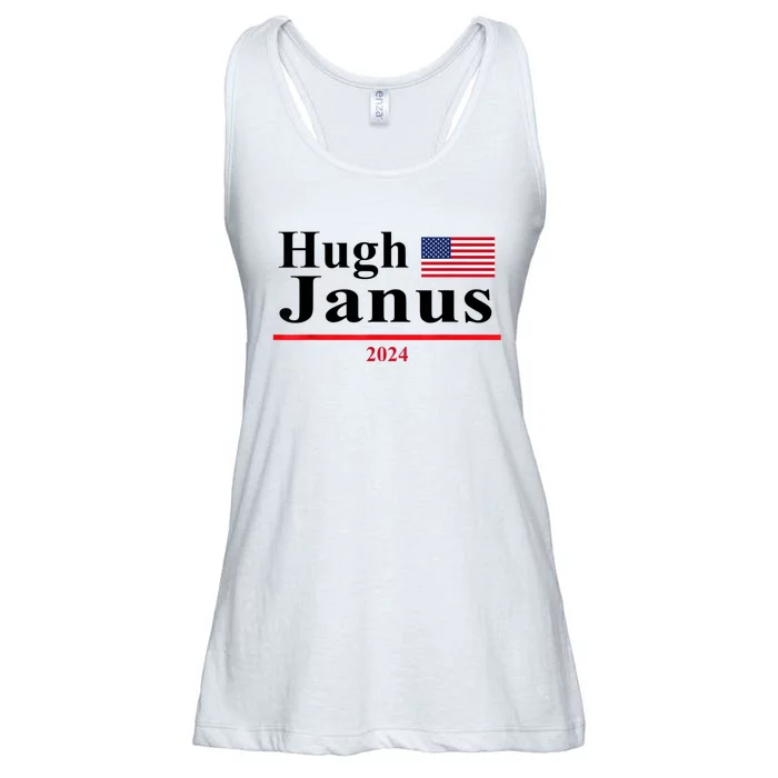 Hugh Janus Funny Presidential Election 2024 Parody Innuendo Ladies Essential Flowy Tank