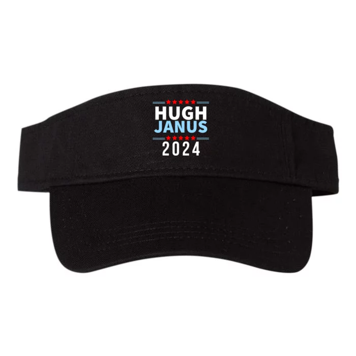 Hugh Janus Funny Presidential Election President 2024 Valucap Bio-Washed Visor