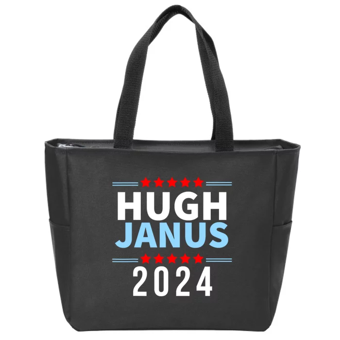 Hugh Janus Funny Presidential Election President 2024 Zip Tote Bag