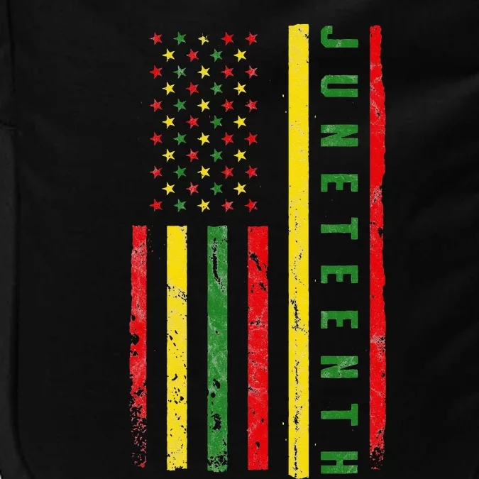 Happy Juneteenth Flag Melanin Black Pride Pan African 1865 Impact Tech Backpack