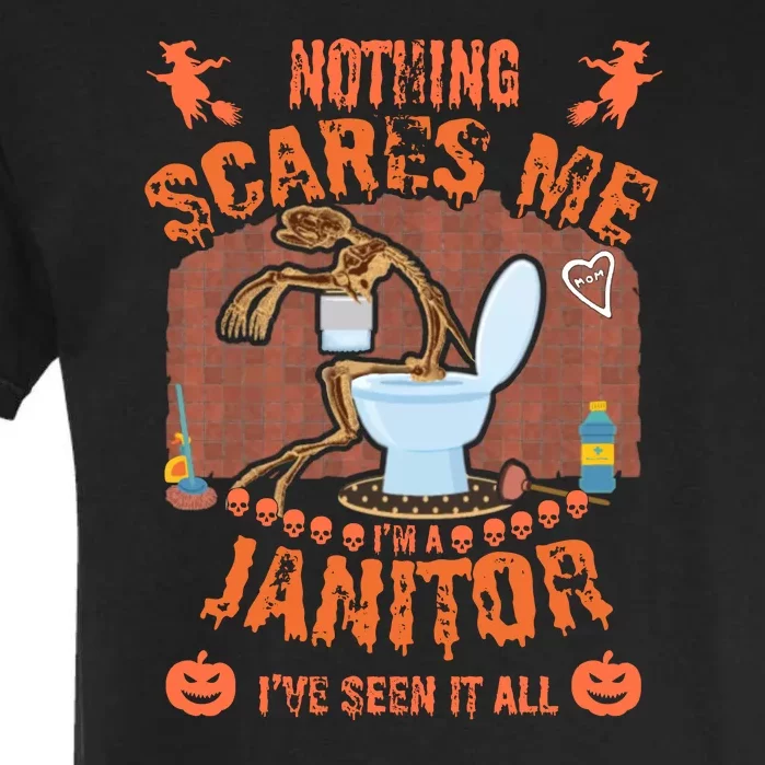 HALLOWEEN JANITORSJANITOR FUNNY HALLOWEEN SAYINGS Garment-Dyed Heavyweight T-Shirt