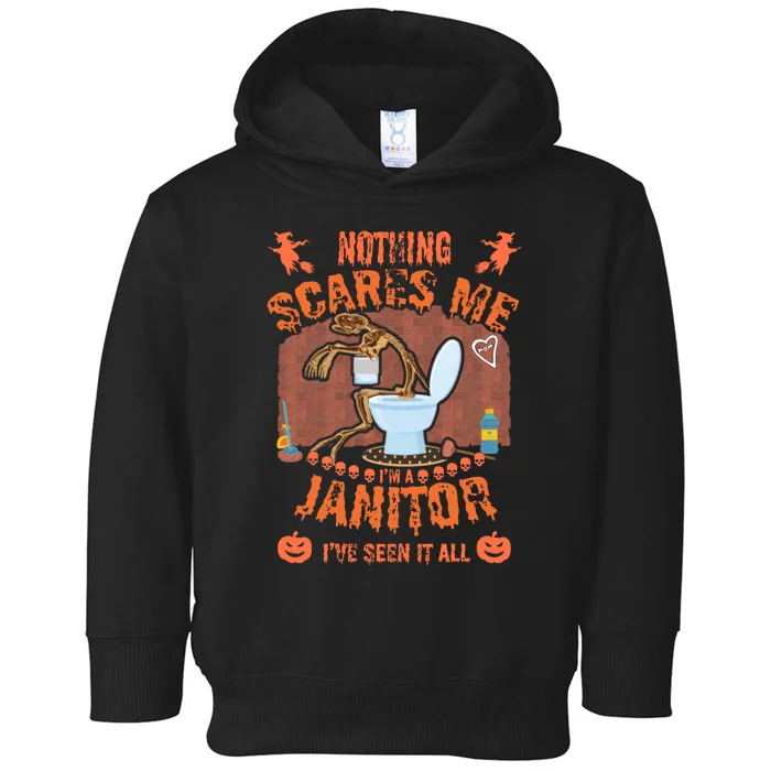 HALLOWEEN JANITORSJANITOR FUNNY HALLOWEEN SAYINGS Toddler Hoodie