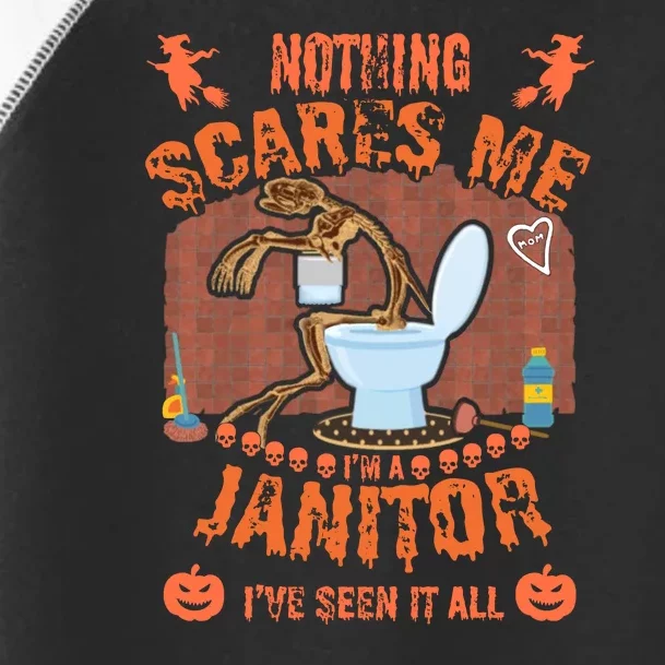 HALLOWEEN JANITORSJANITOR FUNNY HALLOWEEN SAYINGS Toddler Fine Jersey T-Shirt