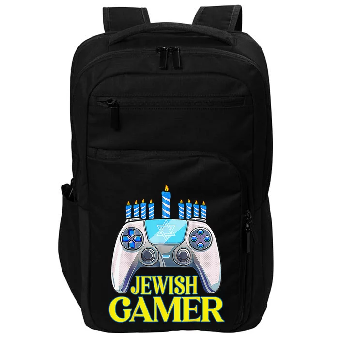 Hanukkah Jewish Gamer Video Game Christmas Xmas Boys Impact Tech Backpack