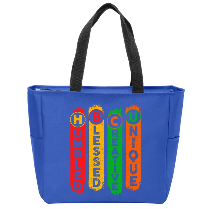 Hbcu Juneteenth Historical Black College Black History Month Gift Zip Tote Bag