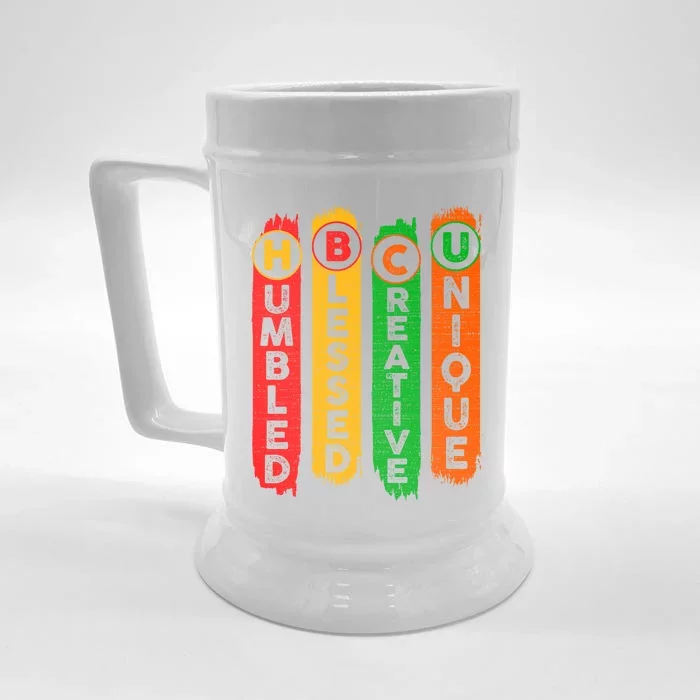 Hbcu Juneteenth Historical Black College Black History Month Gift Front & Back Beer Stein