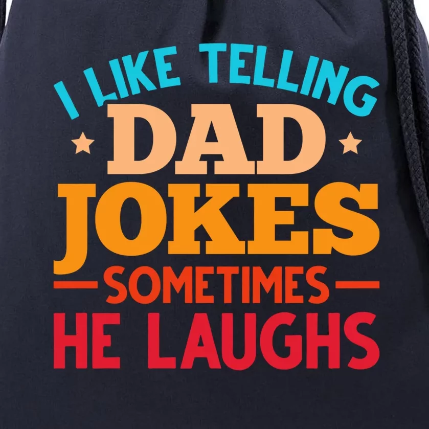 Humor Jokes Humorous Puns Fathers Day Funny Dad Jokes Meaningful Gift Drawstring Bag