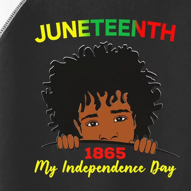 Happy Juneteenth Independence Teen Afro Locs Black Toddler Fine Jersey T-Shirt