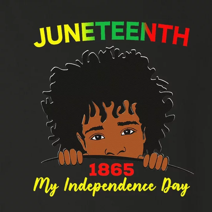 Happy Juneteenth Independence Teen Afro Locs Black Toddler Long Sleeve Shirt