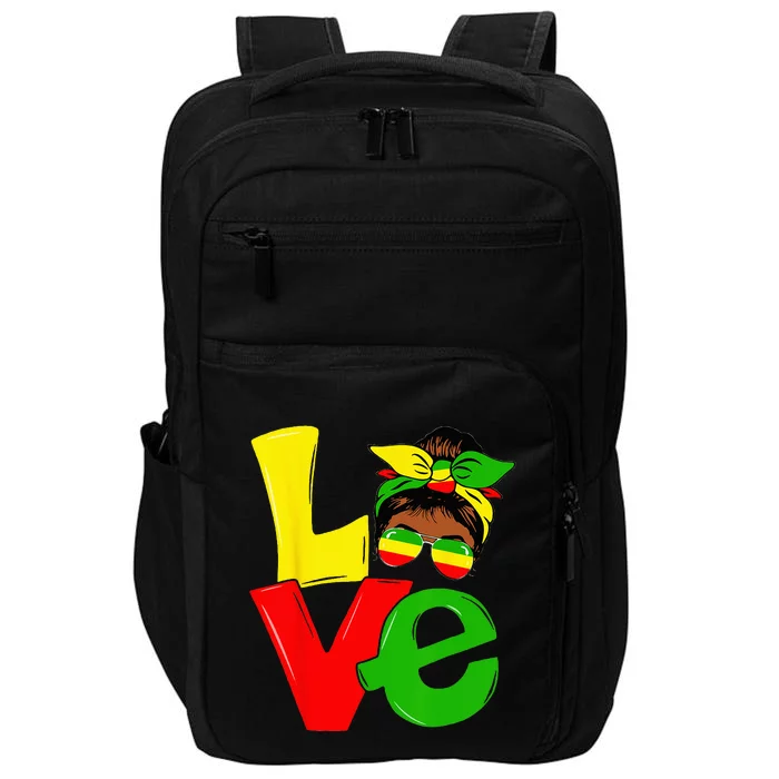 Happy Juneteenth Is My Independence Day Free Black Wo Impact Tech Backpack