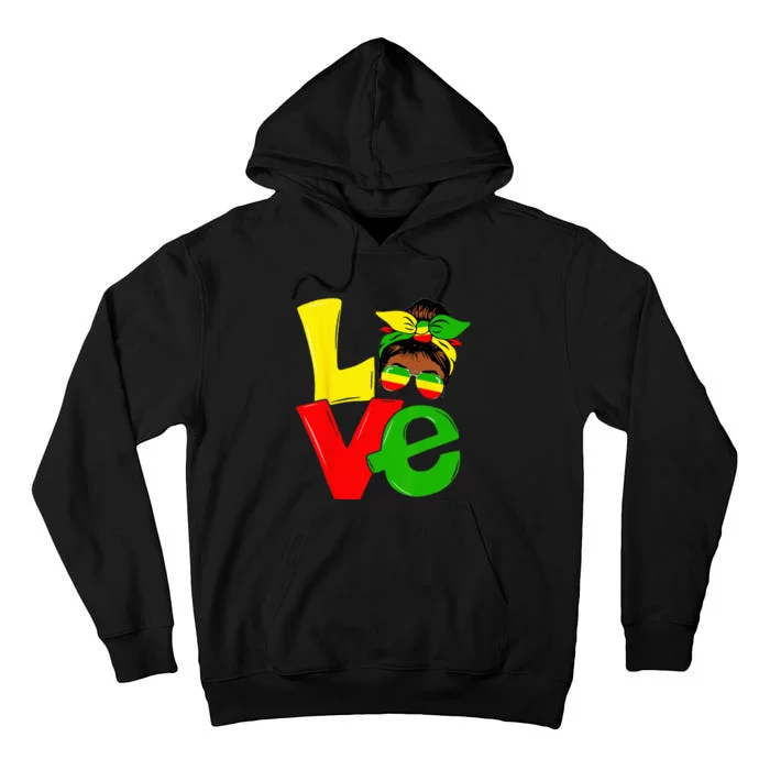 Happy Juneteenth Is My Independence Day Free Black Wo Tall Hoodie