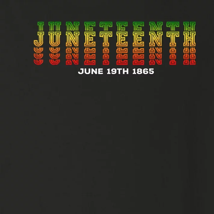 Happy Juneteenth Is My Independence Day Free Ish Black Toddler Long Sleeve Shirt